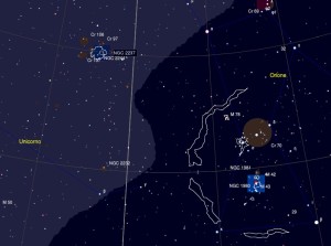 Posizione di NGC 2237